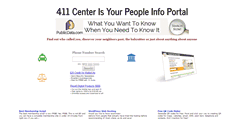 Desktop Screenshot of 411center.com